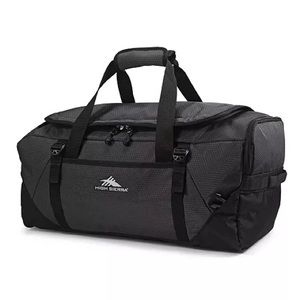 Brand new, never used. High Sierra duffel bag, grey
